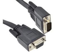 Kenable Flat 15 Pin Vga Cable Male Plug To Female Socket Extension Cable 3M