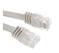 kenable FLAT CAT6 Ethernet LAN Patch Cable Low Profile GIGABIT RJ45 30m Beige