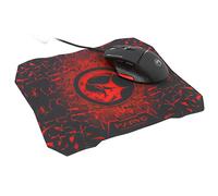 kenable Gaming Combo 9 Button LED 6400DPI Full Palm Mouse & Mouse Mat Non Slip Pad