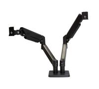 Kenable Gas Sprung Dual Monitor Arm Bracket With Desktop Mount Fit Screens Up To 32 Inch