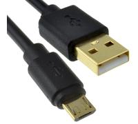 kenable GOLD USB 2.0 A To MICRO B FAST CHARGE and Sync Cable 24AWG 1.8m BLACK