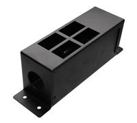 Kenable Gop Pod Metal Box With Vertical Cut-Outs For 4 X 6C Outlets And 32mm Cable Entry