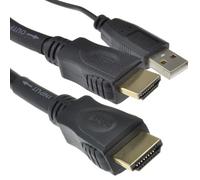 kenable HDMI 1.4 Active Repeater Cable High Speed with Ethernet 3D 1080p 4K Support Gold Plated 30m Black