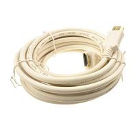 kenable HDMI 1.4 High Speed Video Cable for TV PC DVR NVR Off-White MARKED 5m [5 metres]