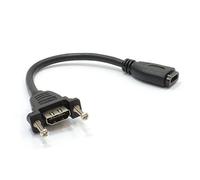 kenable HDMI 1.4 Panel Mount Socket Stub for Faceplates & Floor Boxes 15cm