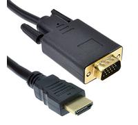 kenable HDMI 19 Pin to SVGA 15 Pin PC or Laptop to Monitor TV Video Cable 1.8m [1.8 metres]
