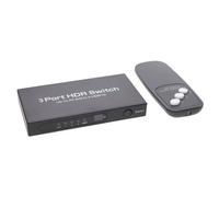 Kenable Hdmi 2.0 4K 60Hz Switch 3 Way Selector 3 To 1 Output Displays Hdr With Remote