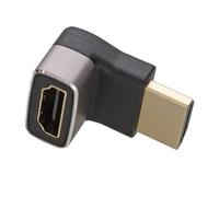 kenable HDMI 2.1 Right Angle Adapter 8K@60Hz 4K@120Hz 48Gbps Ultra High Speed 270 Degree Vertical Downward Facing Gold Plated Connector Space Saving Design for TV Gaming Console