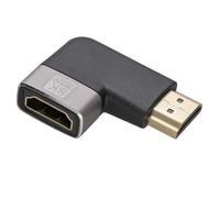 kenable HDMI 2.1 Right Angle Adapter Ultra High Speed 8K@60Hz 4K@120Hz 48Gbps 90 Degree Horizontal Connector for Wall Mounted TV Gaming Console Display