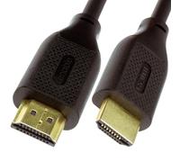 kenable HDMI Cable 2.0 High Speed 4K 60Hz HDR Ethernet Gold Plated Connectors for LED OLED QLED TV Black 0.2m