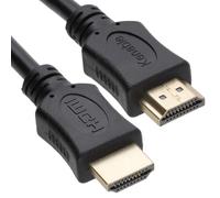 kenable HDMI Cable High Speed with Gold Plated Connectors for 1080p Full HD TV Gaming Console Laptop 1.5m Black