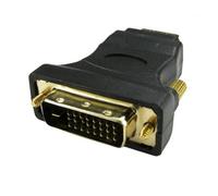 Kenable Hdmi Female Socket To Dvi-D 25 Pin Male Plug Converter Gold