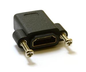 kenable HDMI Panel Mount Coupler v1.4 3D Compatible Female to Female Adapter