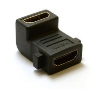 Kenable Hdmi Right Angle Panel Mount Coupler V1.4 3D Compatible Female Sockets