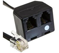 kenable Headset Buddy Training Adapter Twin RJ10 Sockets 4P4C & 4P2C Listen Only Socket