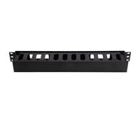 Horizontal 1U Finger Duct for Cabinet Cable Management Rack with Cover 19 inch