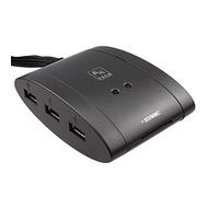 kenable Hub Master 8 in 1 PS2 Keyboard Mouse/3x USB Ports/3.5mm Mic & Headphone
