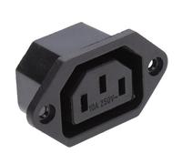 Kenable Iec C13 10A 250V Chassis Panel Mount Socket Solder Termination Adapter