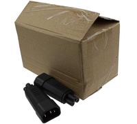 kenable IEC C14 Socket to C5 Cloverleaf Plug Adapter 250V Power Converter Black 20 Pack