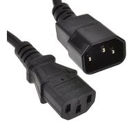 Kenable IEC C14 to C13 Power Extension Cable - 1.5m Black