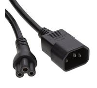 kenable IEC Plug C14 to Cloverleaf Plug C5 Converter Adapter Power Cable 1m