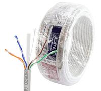 Kenable Indoor Cat6 Cca Solid U Utp Gigabit Ethernet Network Cable Reel 30M Grey