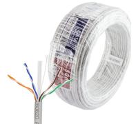 Kenable Indoor Cat6 Cca Solid U Utp Gigabit Ethernet Network Cable Reel 50M Grey