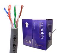kenable Indoor CAT6 UTP 23AWG COPPER Ethernet PVC Network Cable Reel BOX 305m