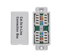 kenable Inline Punch Down Coupler for Lan Cables CAT5e White