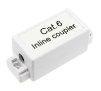 Inline Punch Down Coupler for Lan Cables CAT6 White