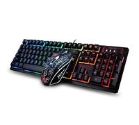 kenable K13 RGB Backlit USB Gaming Keyboard & Optical 2400 DPI Mouse Combo Set