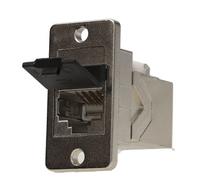 Kenable Keystone Cat6A Shielded Ftp Pass Through Rj45 Panel Mount Coupler Adapter