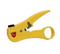 kenable Network Cable Stripper Tool for Cat5e Cat6 Cat6a Cat7 Cat8 Ethernet Cables | Adjustable 3.5-9mm Diameter | Professional Wire Cutter Stripping Tool | Yellow