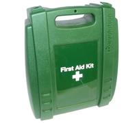 kenable Large First Aid Kit Wall Mountable 21-50 Employees HSE Compliant Workplace Safety Box with Contents Green