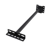 kenable LED Floodlight Extension Arm Bracket with Cable Management 545mm Wall Mount Black 150mm Mounting Plate for Commercial Lighting