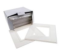 kenable Light Switch Surround Finger Plate Single Gang Wall Protector White 30 Pack for Home Office 144x144mm