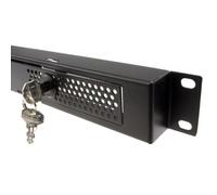 Kenable Lockable 1U Security Steel Mesh Panel For 19 Inch Rack Networking Data Cabinets
