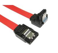 Kenable Locking Right Angle Sata Plug To Straight Sata Plug Cable Lead 45Cm