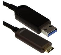 Kenable Long Aoc Usb 3.1 Type A Male To Type C Male Active Optical Cable 10Gbps 10M