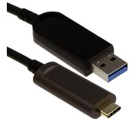 kenable Long AOC USB 3.1 Type A Male to Type C Male Active Optical Cable 10Gbps 5m