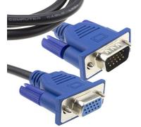 Kenable Low Smoke Lszh 15 Pin Vga Monitor Pc Laptop Tv Extension Lead Cable 3M
