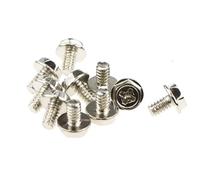 kenable M3.5mm Motherboard Riser Screws Nickel Plated Metal PC Case Fixing Hardware 8.4mm Length 10 Pack