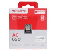 Kenable Mercusys Ac650 Nano Wireless Dual Band Usb Adapter Dongle For Pc Laptop Computer