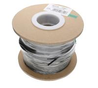 Kenable Microphone Cable 2 Core 3mm Screened Flexible Lead Bare Ended 100M Black