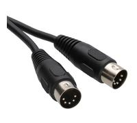 kenable MIDI 5 Pin DIN Plug to 5 Pin DIN Plug Cable 3m Black [3 metres]