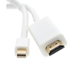 kenable Mini DisplayPort/Thunderbolt to HDMI Cable Mac to TV Video Audio 1m