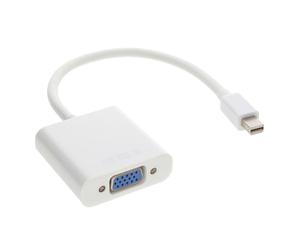 kenable Mini-DisplayPort/Thunderbolt to VGA/SVGA 15 pin HD15 Adapter