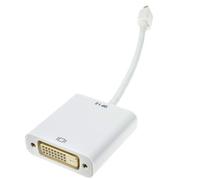 Kenable Mini Displayport V1.2 4K Male Plug To Dvi-D 24+5 Socket Adapter White