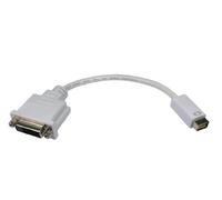 Mini-DVI Male to DVI 24+1 Female Adapter Cable White 13cm