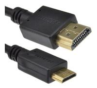 Kenable Mini Hdmi Type C Male Plug To Hdmi Male Cable Lead Gold 2M